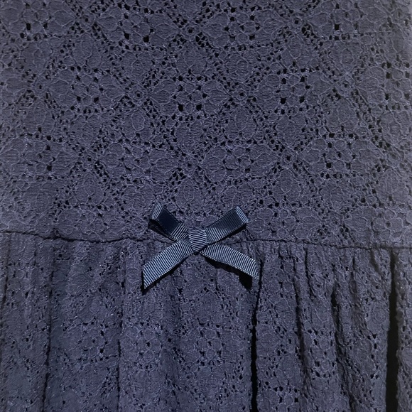 H&M Girls Size 6-8 Blue Dress - Picture 3 of 5